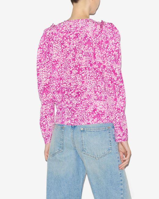 Isabel Marant Pink Zarga Blouse