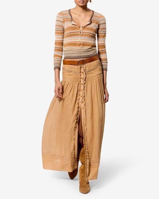 Isabel Marant Natural Lorraine Skirt