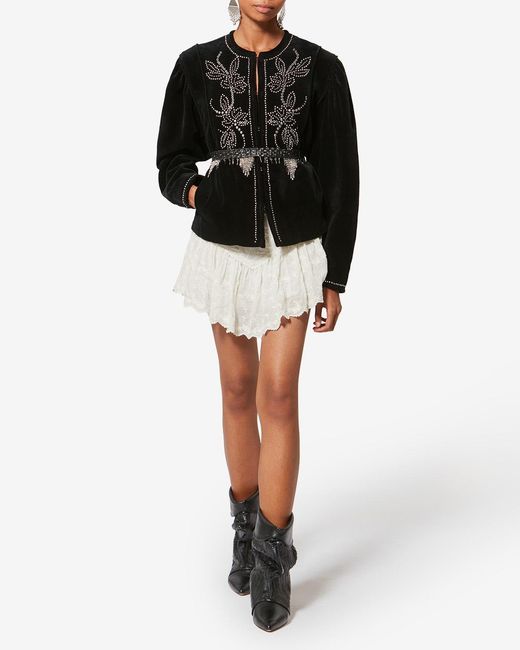 Isabel Marant White Zoelia Shorts