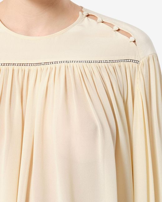 Isabel Marant White Nuna Top