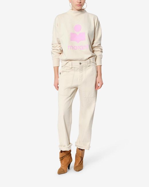 Isabel Marant White Moby Sweat Shirt