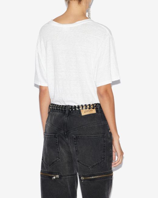 Isabel Marant White T-Shirt Zewel