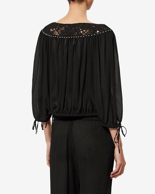 Isabel Marant Black Nelida Blouse