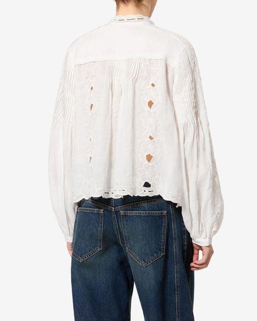 Isabel Marant White Rubra Top