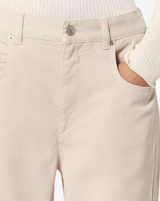 Isabel Marant White Belvira Jeans