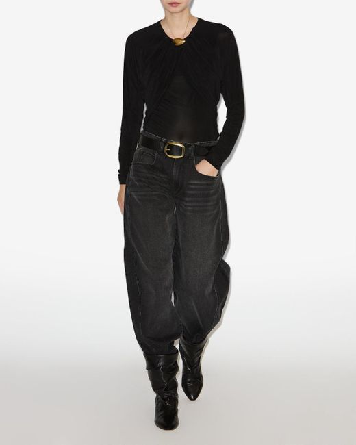 Isabel Marant Black Oriane Pants
