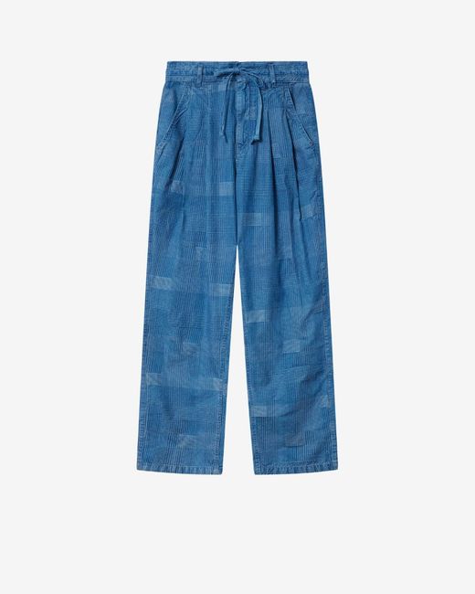 Isabel Marant Blue Denzey Pants for men