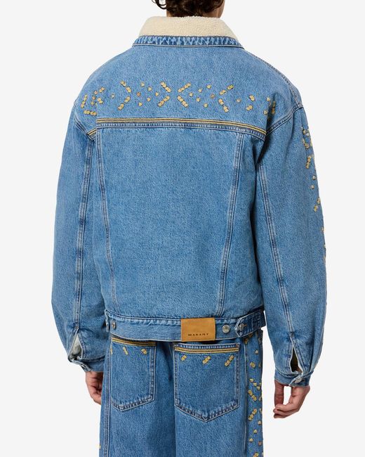 Chaqueta Jackson De Denim Isabel Marant de hombre de color Blue