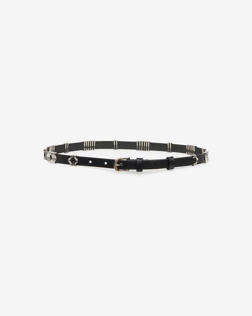 Isabel Marant White Odena Belt