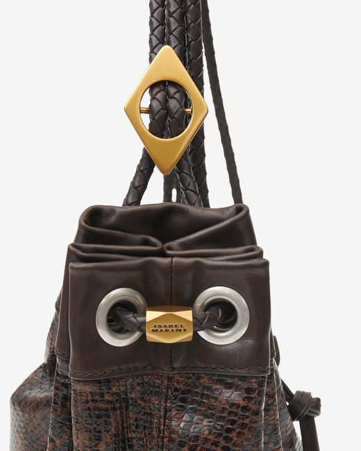 Isabel Marant Black Medium Maia Leather Bag