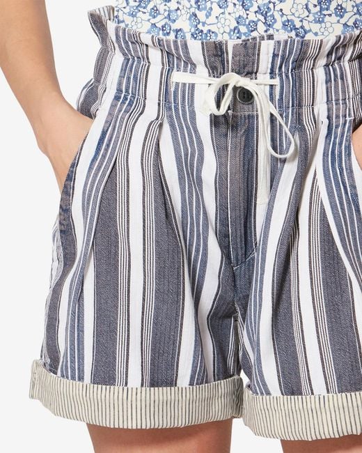 Isabel Marant White Nirma Shorts
