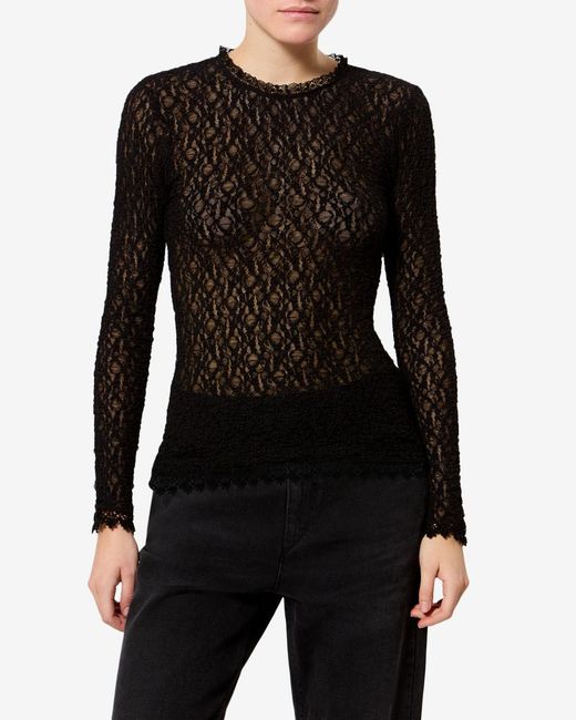 Isabel Marant Black Brany Top