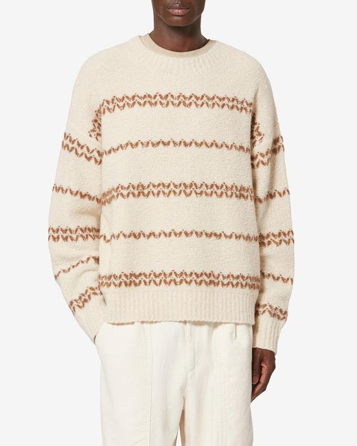 Isabel Marant White Romain Sweater for men