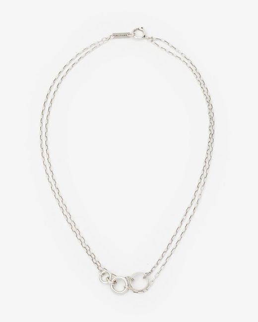 Isabel Marant Black Dancing Ring Necklace for men