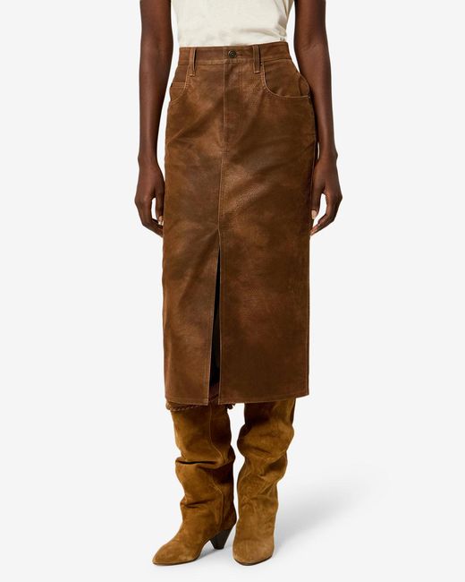 Isabel Marant Brown Bisane Skirt