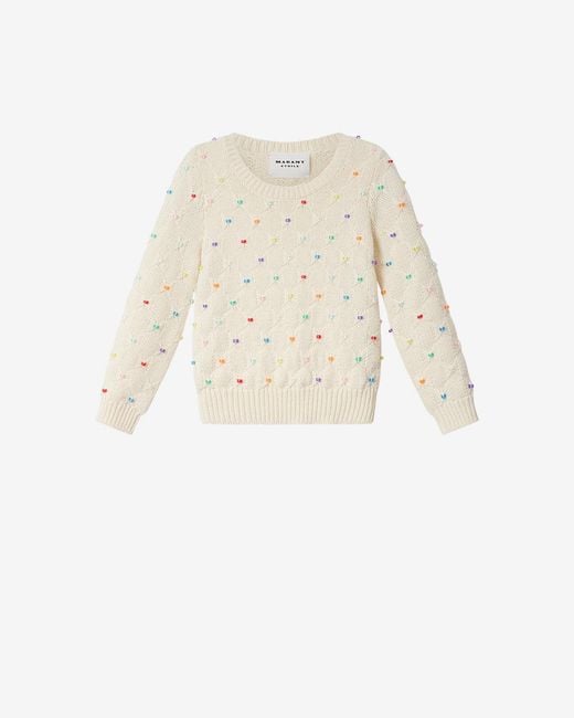 Isabel Marant White Priyanka Pullover
