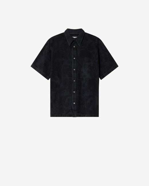Isabel Marant Black Igwen Shirt for men