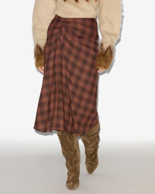 Jupe Nicole Isabel Marant en coloris Brown