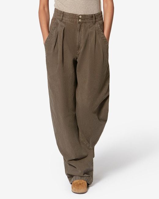 Isabel Marant Natural Nadine Pants