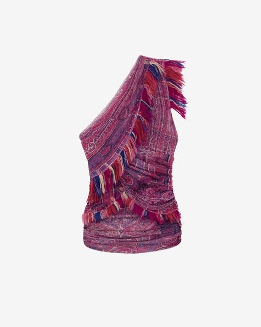 Isabel Marant Purple Devona Top