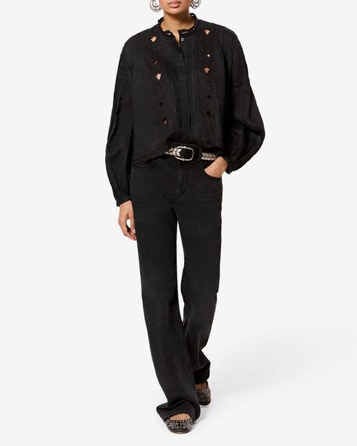 Isabel Marant Black Rubra Top