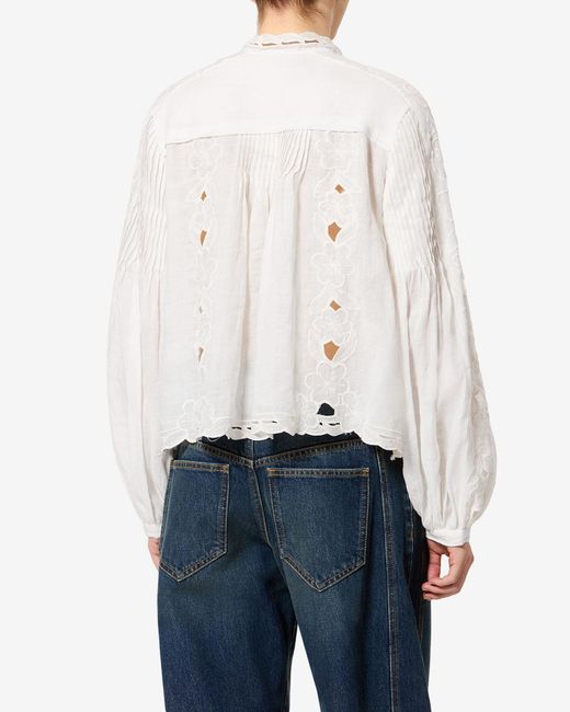 Isabel Marant White Rubra Top