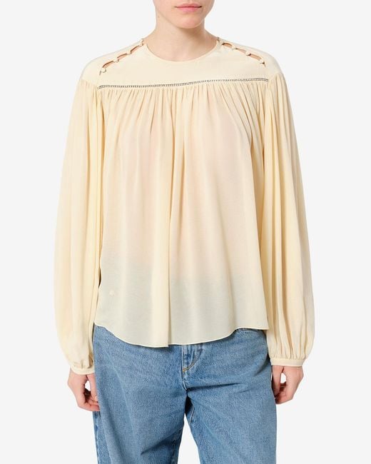 Isabel Marant White Nuna Top