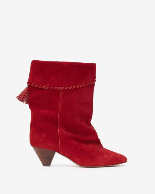 Isabel Marant Red Dalby Boots