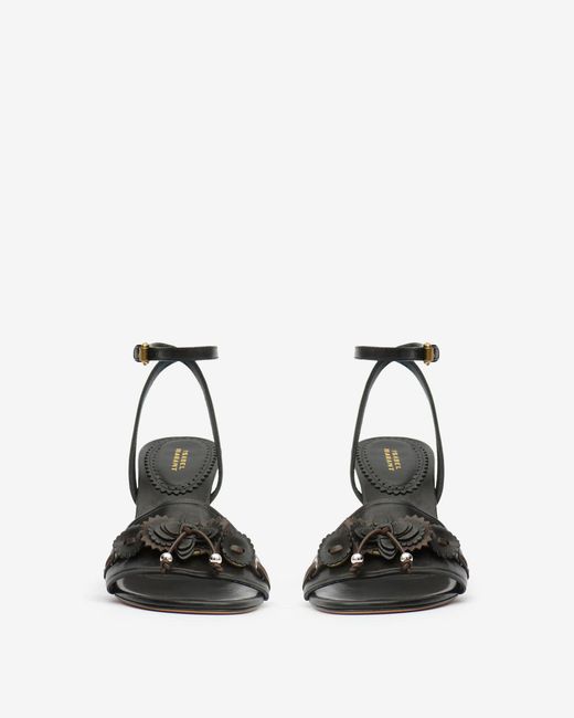 Isabel Marant Black Anerya Sandals