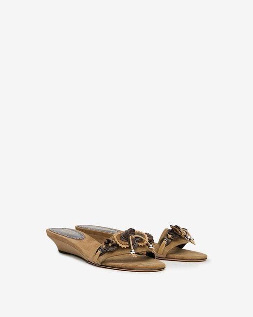 Isabel Marant Gray Iela Sandals
