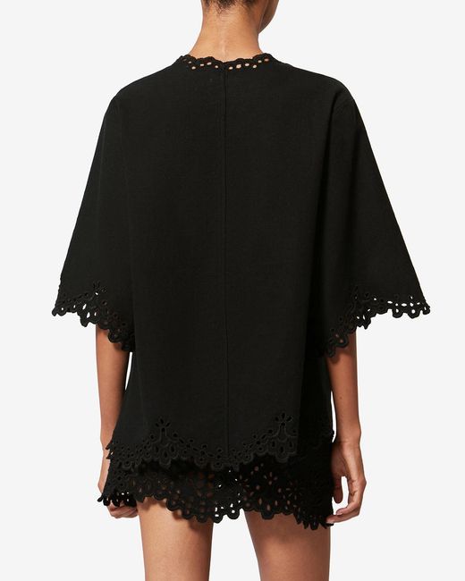 Isabel Marant Black Shana Top