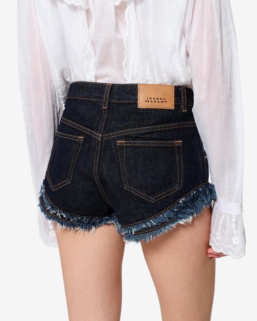 Isabel Marant Black Eneidala Shorts