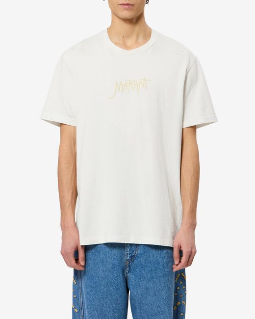 Isabel Marant White Honore Tee Shirt for men
