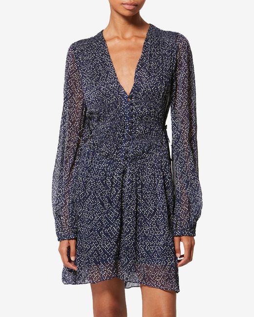 Isabel Marant Blue Loriena Dress
