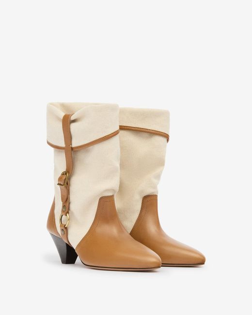 Isabel Marant Natural Darner Buckle Boots
