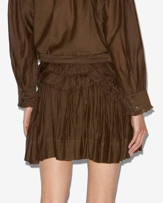 Falda Ceola Isabel Marant de color Brown
