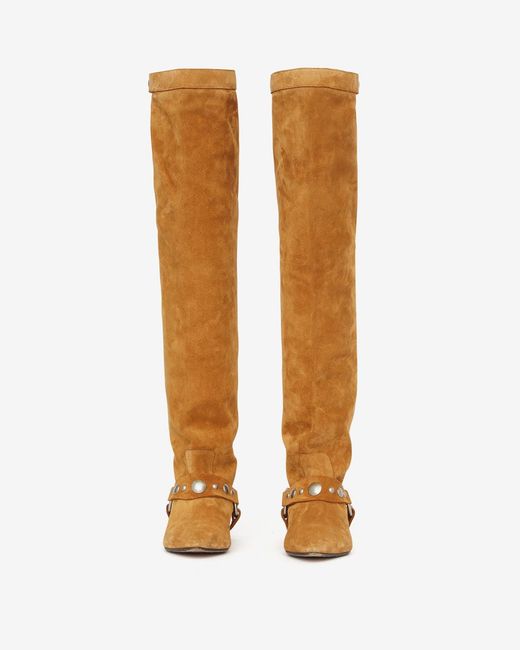 Isabel Marant Metallic Selize Thigh Boots