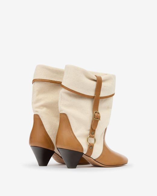 Isabel Marant Natural Darner Buckle Boots