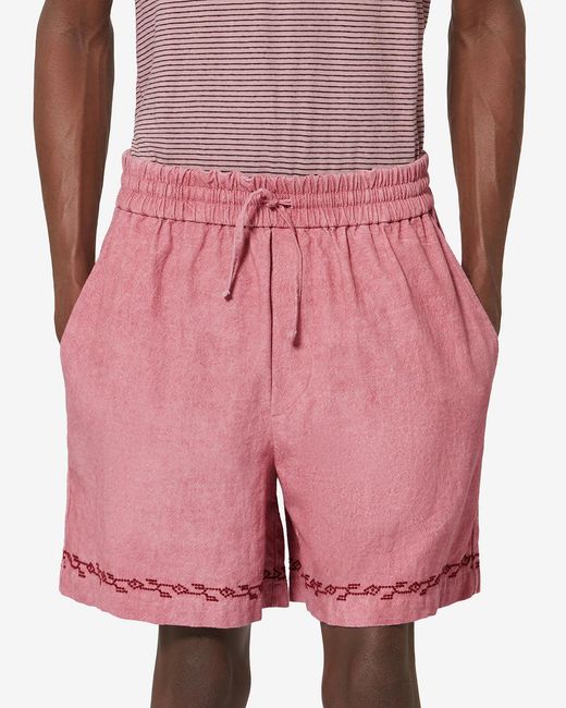Isabel Marant Pink Zilan Shorts for men