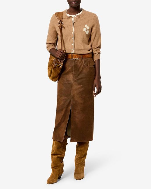 Isabel Marant Brown Bisane Skirt