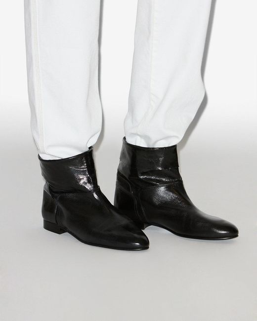 Isabel Marant White Juoza Boots for men