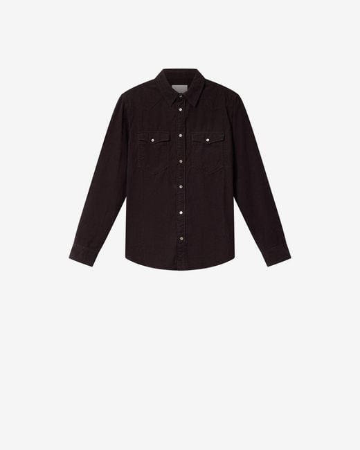 Isabel Marant Black Vasco Shirt for men