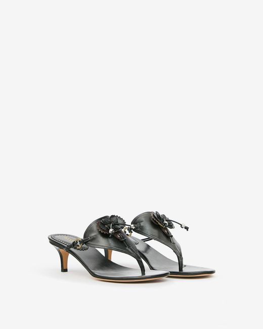 Isabel Marant White Ekyne Sandals