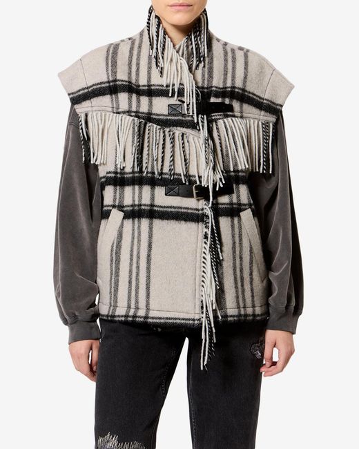 Isabel Marant White Ginesa Wool Cardigan
