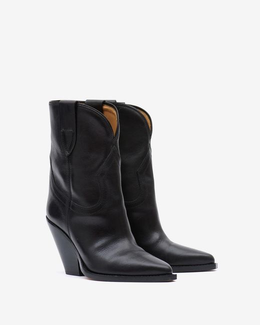 Isabel Marant Black Leyane Ankle Boots