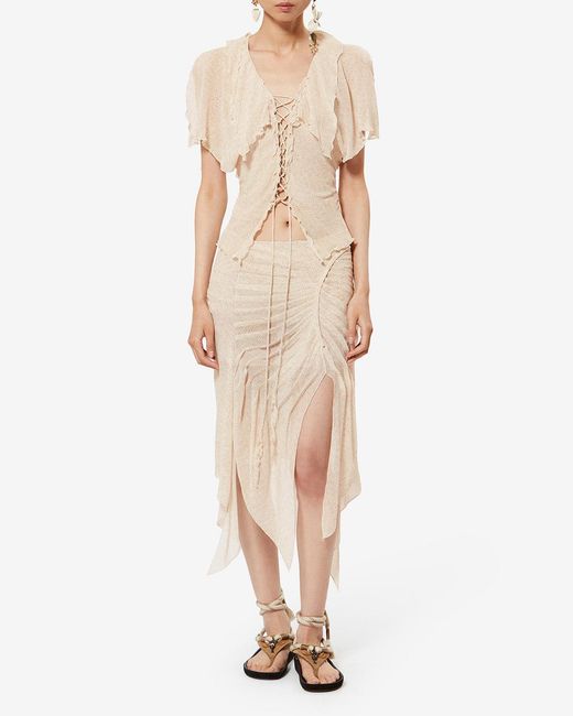 Isabel Marant White Thanais Blouse