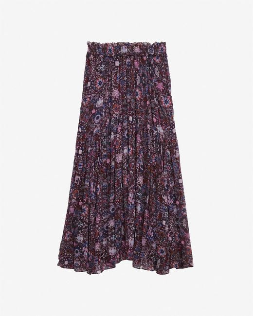 Isabel Marant Purple Besma Skirt