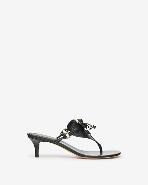 Isabel Marant White Ekyne Sandals