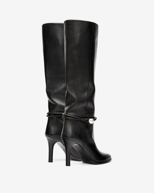 Stivali Ieva Con Bottone di Isabel Marant in Black
