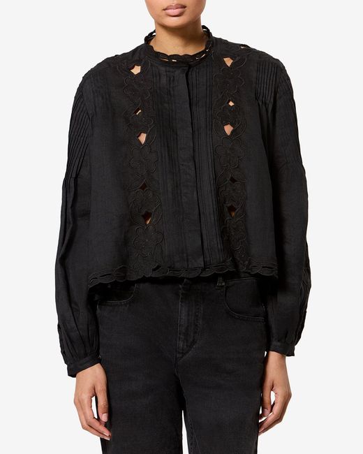 Isabel Marant Black Rubra Top
